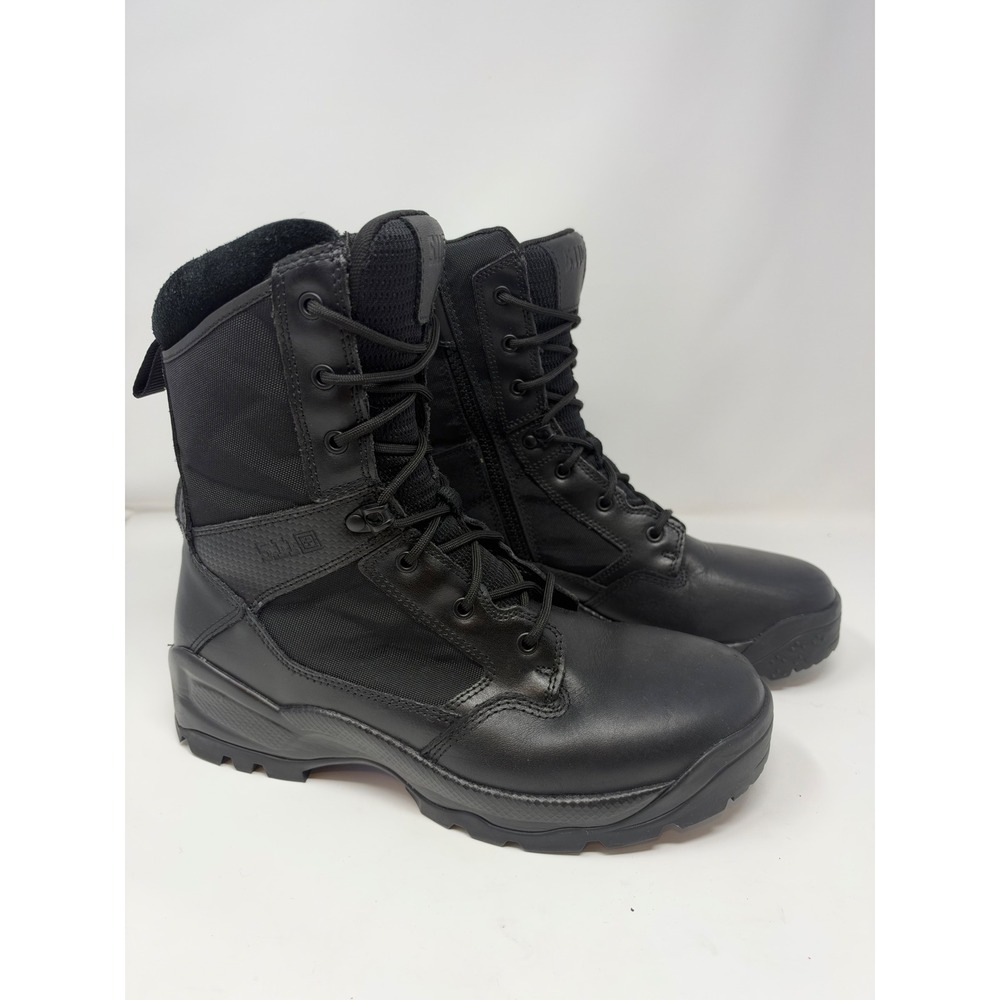 5.11 Tactical ATAC 2.0 8 Inch Boot Mens 12 Black Side Zip Tactical Combat Duty